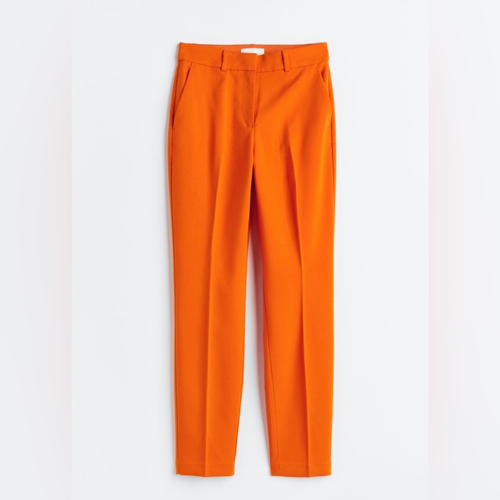 Orange Skinny H&M Ankle Pant